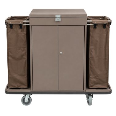 Powder Coated Maid Trolley cw Door